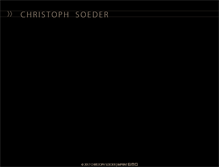 Tablet Screenshot of christophsoeder.com